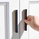 Brushed Brass Cabinet Handle - Saint