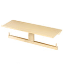 Carre - Toilet Paper Holder with Double Shelf