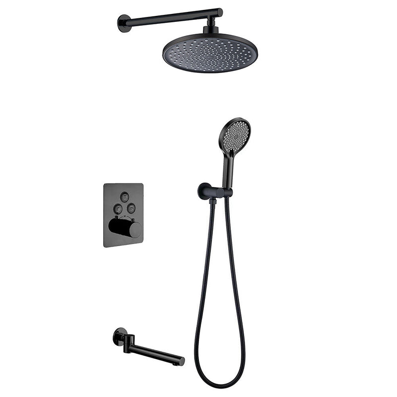 Rio - Push Button 3 ways Thermostatic Shower Faucet