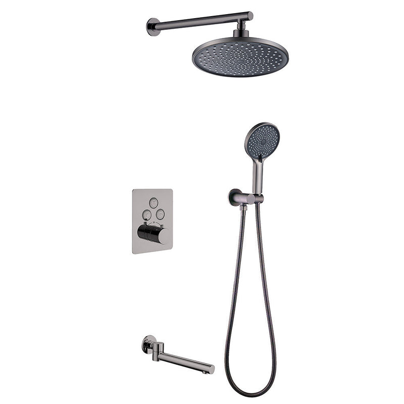 Rio - Push Button 3 ways Thermostatic Shower Faucet