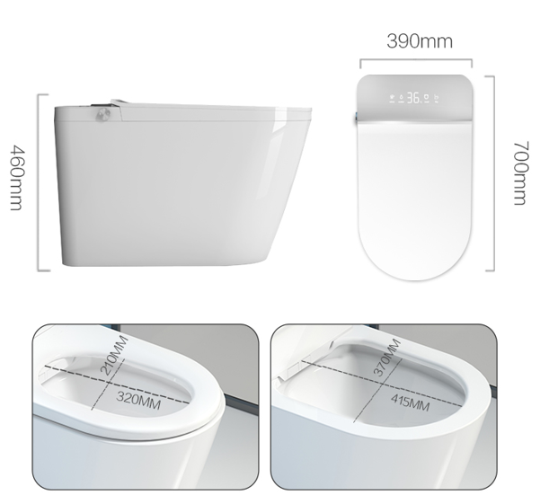 TENKY-670F SMART BIDET TOILET