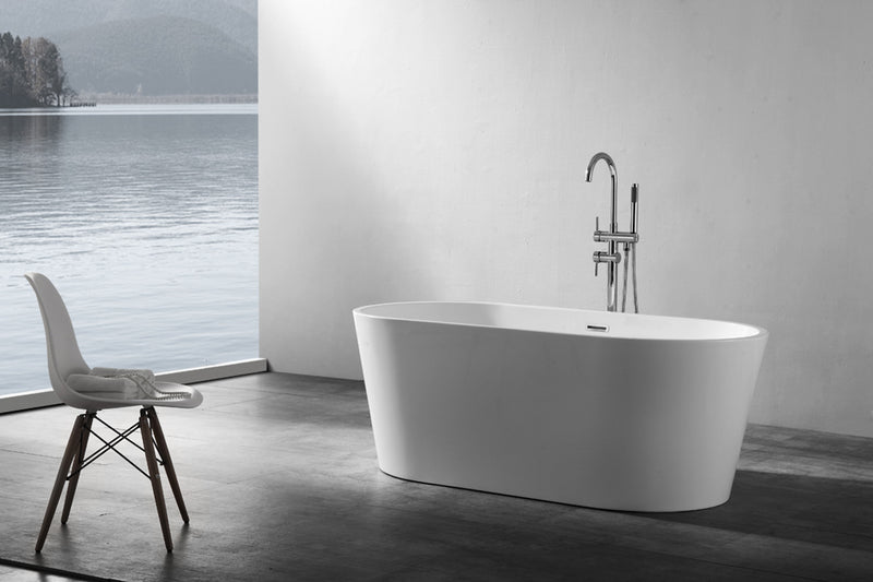 Rio - Free Standing Matte White Bath Tub