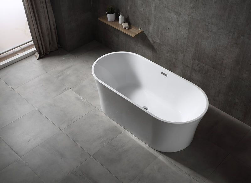 Rio - Free Standing Matte White Bath Tub