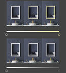 40'' Backlit Rectangle LED Mirror