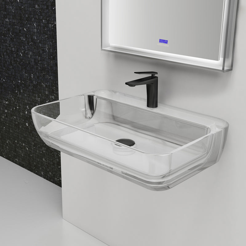 Clear Glass Vanity - Salamin